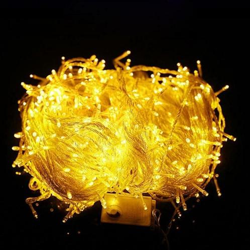 Kerstboomverlichting - 50 Meter - Geel, Diversen, Kerst, Nieuw, Ophalen of Verzenden