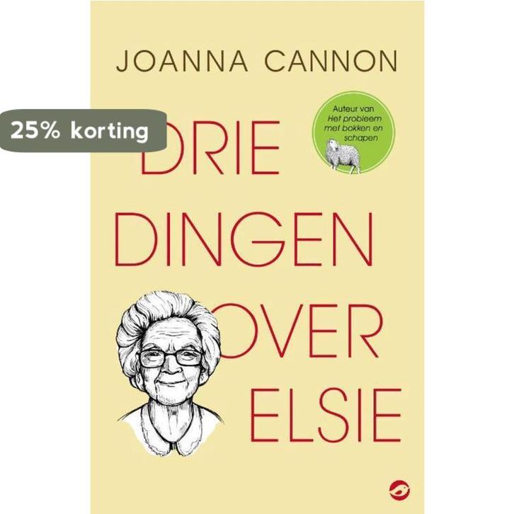Drie dingen over Elsie 9789492086907 Joanna Cannon, Boeken, Romans, Gelezen, Verzenden