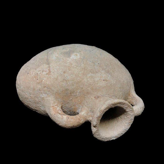 Heilige Land (Kanaänitisch) Terracotta pilgrim flask, 22 x, Verzamelen, Mineralen en Fossielen