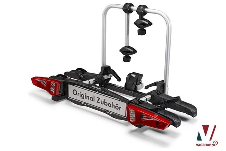 Volkswagen fietsendrager voor 2 fietsen (basis II), Auto diversen, Fietsendragers, Trekhaakdrager, 2 fietsen, Elektrische fiets