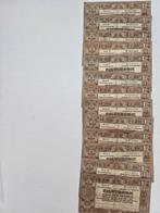 Nederland. - 25 x 1 Gulden 1938 - Zilverbon 1 letter -