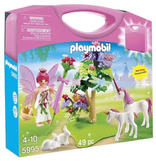 Playmobil Meeneemkoffer Feeënwereld - 5995 (Compleet in doos, Kinderen en Baby's, Speelgoed | Playmobil, Zo goed als nieuw, Verzenden
