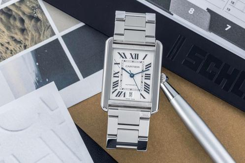 Cartier Tank Solo W5200028 uit 2019, Sieraden, Tassen en Uiterlijk, Horloges | Dames, Polshorloge, Gebruikt, Verzenden