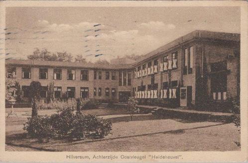 HILVERSUM - Achterzijde Oostvleugel Heideheuvel, Verzamelen, Ansichtkaarten | Nederland, Verzenden