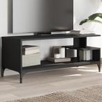 vidaXL Tv-meubel 102x40x41 cm bewerkt hout en gepoedercoat, Verzenden, Nieuw, Overige houtsoorten