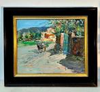 Italiaanse school (XX) - Carrozza con cavalli, Antiek en Kunst, Kunst | Schilderijen | Klassiek