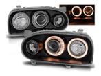 Angel Eyes koplamp units Black geschikt voor VW Golf 3