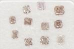 Zonder minimumprijs - 11 pcs Diamant (Natuurlijk) - 0.97 ct, Sieraden, Tassen en Uiterlijk, Edelstenen, Nieuw