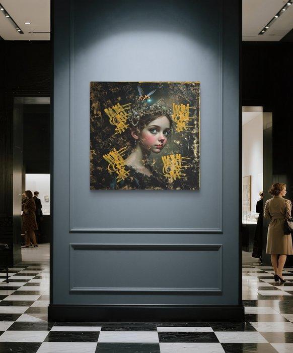 Nicole Lubbers - Toadally Charming XL, Antiek en Kunst, Kunst | Schilderijen | Modern