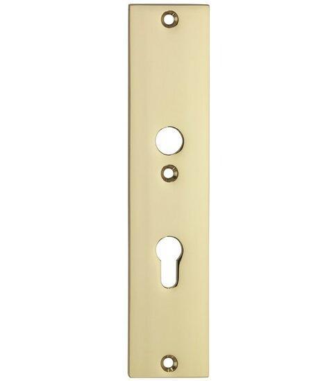 SKG3 rechthoekig schild PC55 binnen messing ongelakt, Doe-het-zelf en Verbouw, Hang- en Sluitwerk, Nieuw, Ophalen of Verzenden