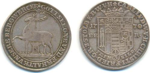 Ausbeute 1/3 taler, daalder 1770 Stolberg: Carl Ludwig en..., Postzegels en Munten, Munten | Europa | Niet-Euromunten, Verzenden