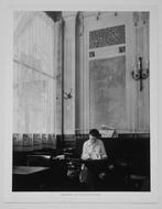 Robert Doisneau - Simone de Beauvoir at the Deux Magots,