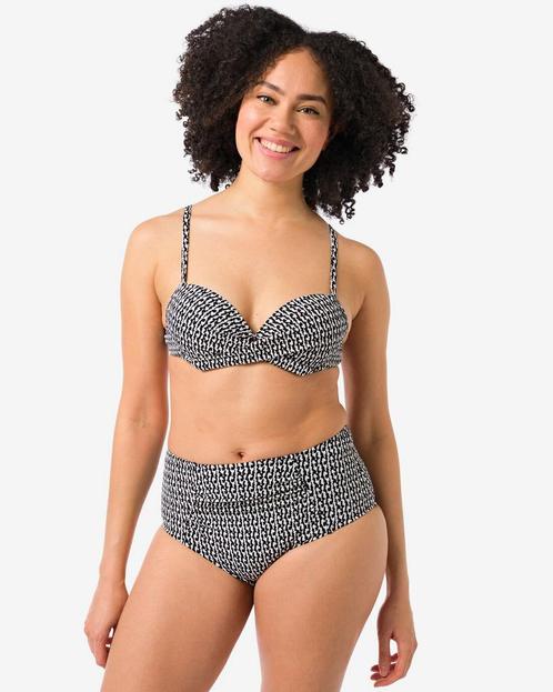 HEMA Dames bikini taillebroekje control zwart/wit korting, Kleding | Dames, Overige Dameskleding, Nieuw, Verzenden