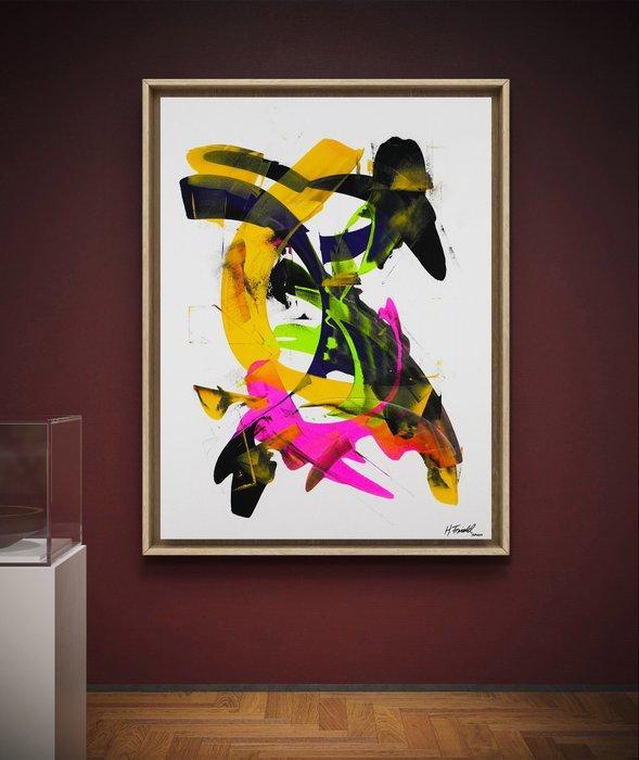 H. Friedel - Disperse, Antiek en Kunst, Kunst | Schilderijen | Modern