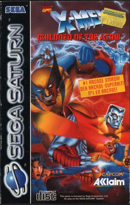 Sega Saturn X-Men: Children of the Atom (In doos), Spelcomputers en Games, Games | Sega, Zo goed als nieuw, Verzenden