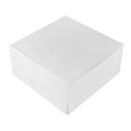 Taartdoos 21x21x10cm. Wit 50st, Verzenden, Nieuw