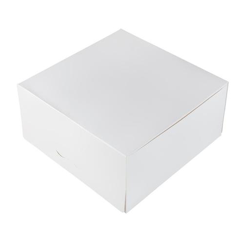 Taartdoos 21x21x10cm. Wit 50st, Hobby en Vrije tijd, Taarten en Cupcakes maken, Nieuw, Verzenden