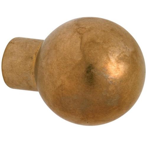 Knop Kogel tbv SKG schild messing antiek, Doe-het-zelf en Verbouw, Hang- en Sluitwerk, Verzenden