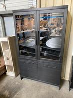 Firenze buffetkast, noir, Huis en Inrichting, Kasten | Wandmeubels, Nieuw, Glas, Met lade(s)