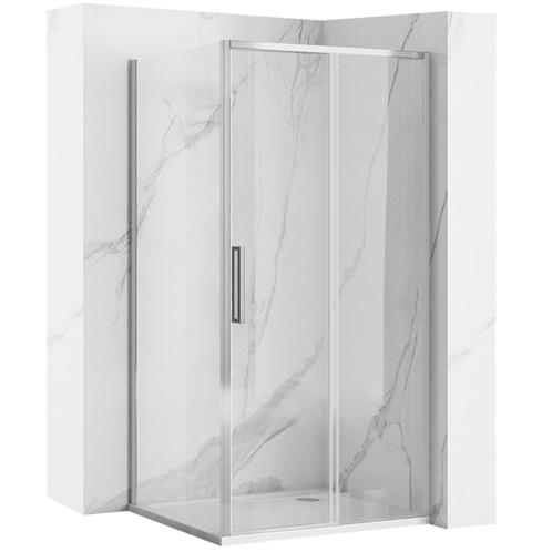 REA Schuifdeur Douche - Gehard Glas - Chroom - 100x195 cm..., Doe-het-zelf en Verbouw, Sanitair, Nieuw, Ophalen of Verzenden
