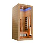 Juskys Infraroodkabine / Sauna Kiruna 90 Premium - 190 x 90, Sport en Fitness, Sauna, Verzenden, Nieuw