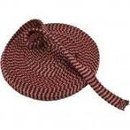 Rondgebreide tube 22 mm streep grijsantiekrood +/- 45cm., Hobby en Vrije tijd, Knutselen, Ophalen of Verzenden, Nieuw