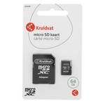 Kruidvat 64GB Micro SD-kaart, Verzenden, Nieuw, Kruidvat