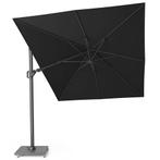 Challenger T2 zweefparasol 350x260 cm zwart  met, Tuin en Terras, Parasols, Ophalen of Verzenden, Nieuw