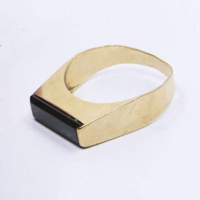 Ring - 18 karaat Geel goud - 1.01ct. tw. Toermalijn - Unieke, Sieraden, Tassen en Uiterlijk, Ringen