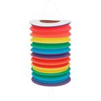 Regenboog Lampion Papier 16cm, Hobby en Vrije tijd, Feestartikelen, Verzenden, Nieuw