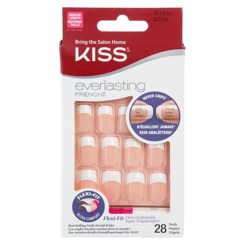 Kiss Everlast Medium Kunstnagels, Sieraden, Tassen en Uiterlijk, Uiterlijk | Lichaamsverzorging, Nieuw, Verzenden