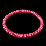 Bracelet en Rubis - rood corindon. Natuurlijke facetgeslepen