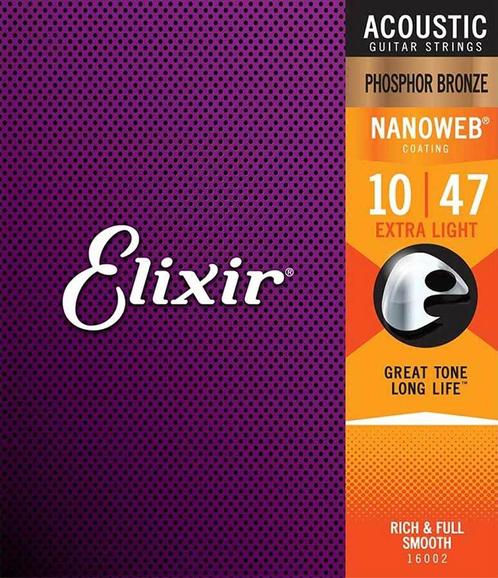 Elixir Nanoweb 16002 phosphor bronze .010, Muziek en Instrumenten, Instrumenten | Toebehoren, Verzenden
