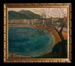 École Basque (1950s) - Saint-Sébastien: La Plage de La, Antiek en Kunst