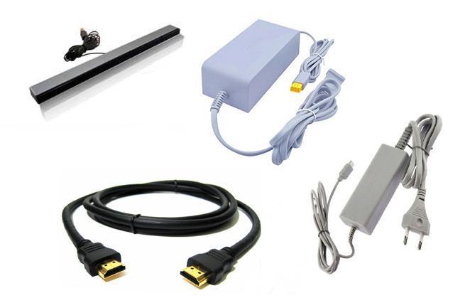 Kabelset: Alle Wii U Kabels - Console & Gamepad Adapter,, Spelcomputers en Games, Spelcomputers | Nintendo Consoles | Accessoires