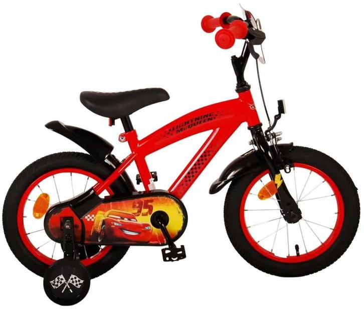 Disney Cars Kinderfiets - Jongens - 14 inch - Rood (Volare), Fietsen en Brommers, Fietsen | Kinderfietsjes, Nieuw, Ophalen of Verzenden