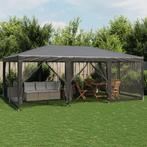 vidaXL Partytent met 10 mesh zijwanden 6x4 m HDPE, Tuin en Terras, Partytenten, Verzenden, Nieuw