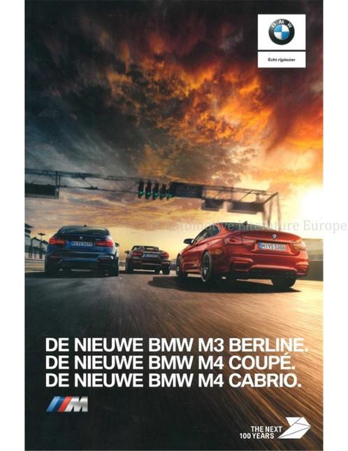 2017 BMW M3 | M4 BROCHURE NEDERLANDS, Boeken, Auto's | Folders en Tijdschriften, BMW