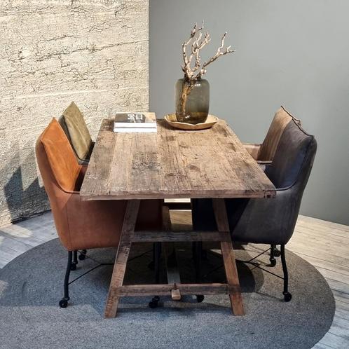 Ruwe Houten Klaptafel, Huis en Inrichting, Tafels | Eettafels, Nieuw, Ophalen of Verzenden