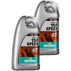 Motorex Aanbieding: 2 X Top Speed 4T 5W40 1L, Verzenden