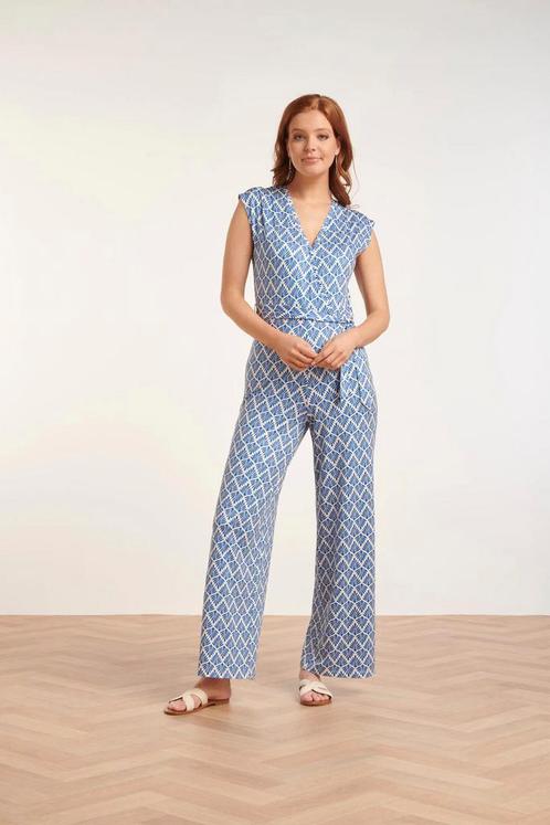 -60% Smashed Lemon  Smashed Lemon 24033 wikkelstijl jumpsuit, Kleding | Dames, Jumpsuits, Blauw, Nieuw, Verzenden