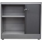(MDK-101078) Ahrend roldeurkast 75 cm hoog staalgrijze om..., Ophalen of Verzenden, Gebruikt