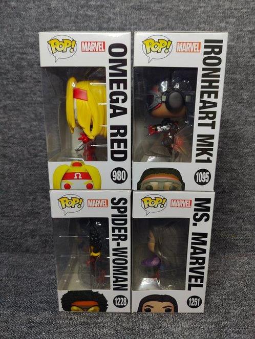 Funko - Funko Pop Omega Red - Ironheart MK1 - Spider-woman -, Antiek en Kunst, Antiek | Speelgoed