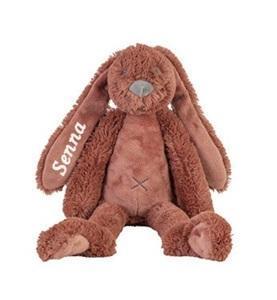 Kraamcadeau geboorte kado Happy horse met naam, Kinderen en Baby's, Speelgoed | Knuffels en Pluche, Konijn, Nieuw, Ophalen of Verzenden