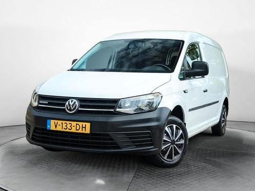 Volkswagen Caddy 1.4 TGI L2H1 EcoFuel Maxi Easyline (111 PK), Auto's, Bestelauto's, Dealer onderhouden, Lease, Zwart, Handgeschakeld