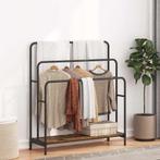 vidaXL Kledingrek met plank Oud hout 90 x 30 x 100,5 cm, Huis en Inrichting, Woonaccessoires | Kapstokken, Verzenden, Nieuw