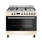 Wiggo WO-E969R(CX) Serie 9 - Gasfornuis - Creme Rvs, Verzenden, Nieuw