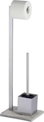 WENKO Toiletbutler Granit RVS glanzend - Toiletrolhouder en, Ophalen of Verzenden, Nieuw