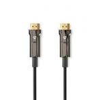 HDMI kabel 8K | Nedis | 75 meter (60Hz, HDR, Glasvezel), Audio, Tv en Foto, Verzenden, Nieuw