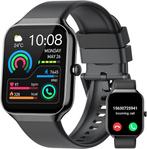 Smartwatch -HD Display - Bellen, Gezondheidsmonitor & 113, Sieraden, Tassen en Uiterlijk, Smartwatches, Verzenden, Nieuw, Zwart